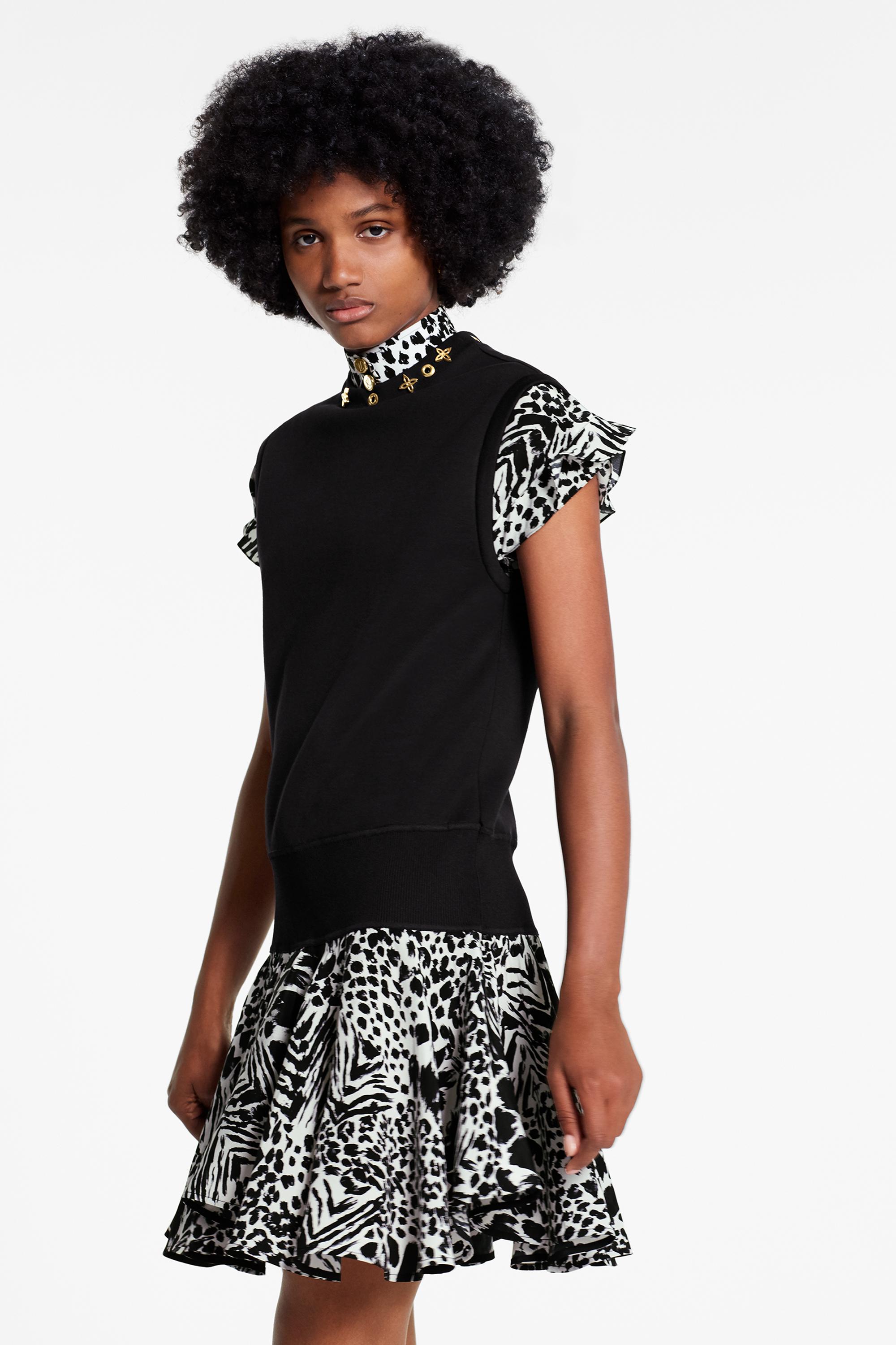  Discontinued Product Obs 1 Vestido bimateria sin mangas | Louis Vuitton ® (Ampliar producto)