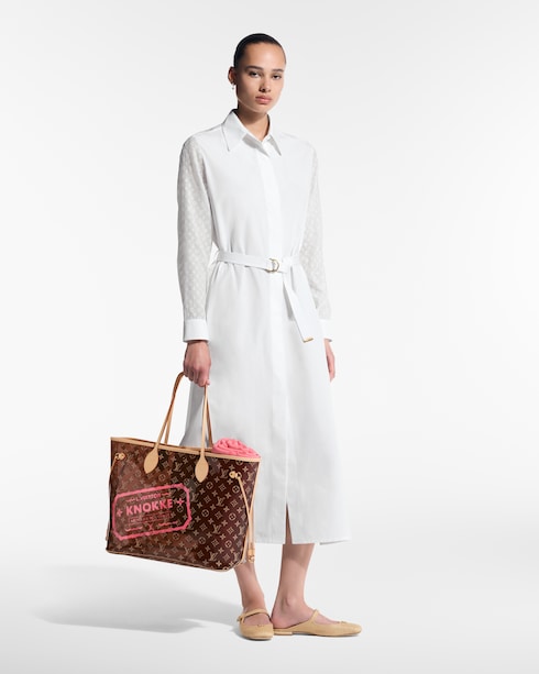 Ready-to-Wear Vestidos Vestido Chemisier com Detalhe em Monogram | Louis Vuitton ®