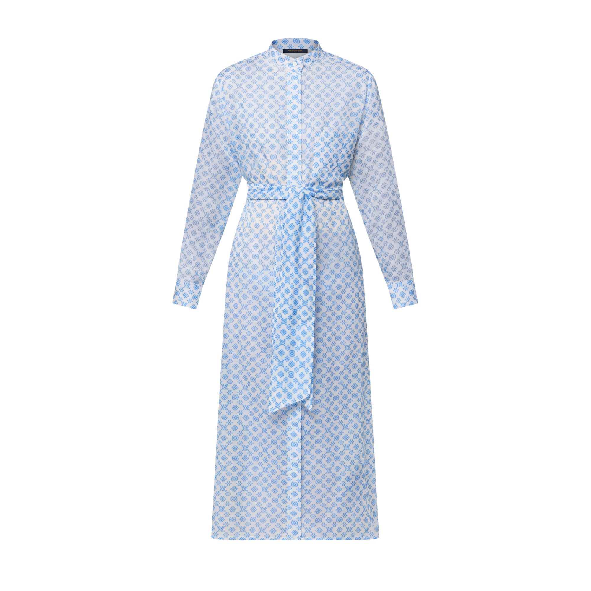  Ready to Wear Vestidos Vestido camisero con motivo 3D Monograma | Louis Vuitton ® (Ampliar producto)