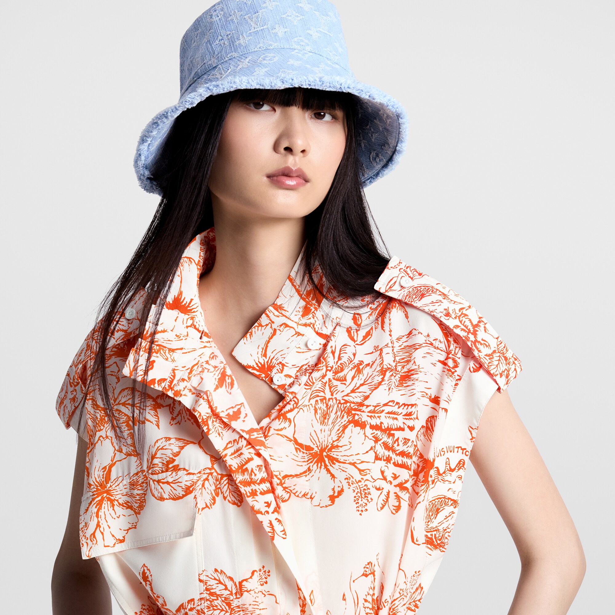  Ready to Wear Vestidos Vestido camisero floral | Louis Vuitton ® (Ampliar producto)