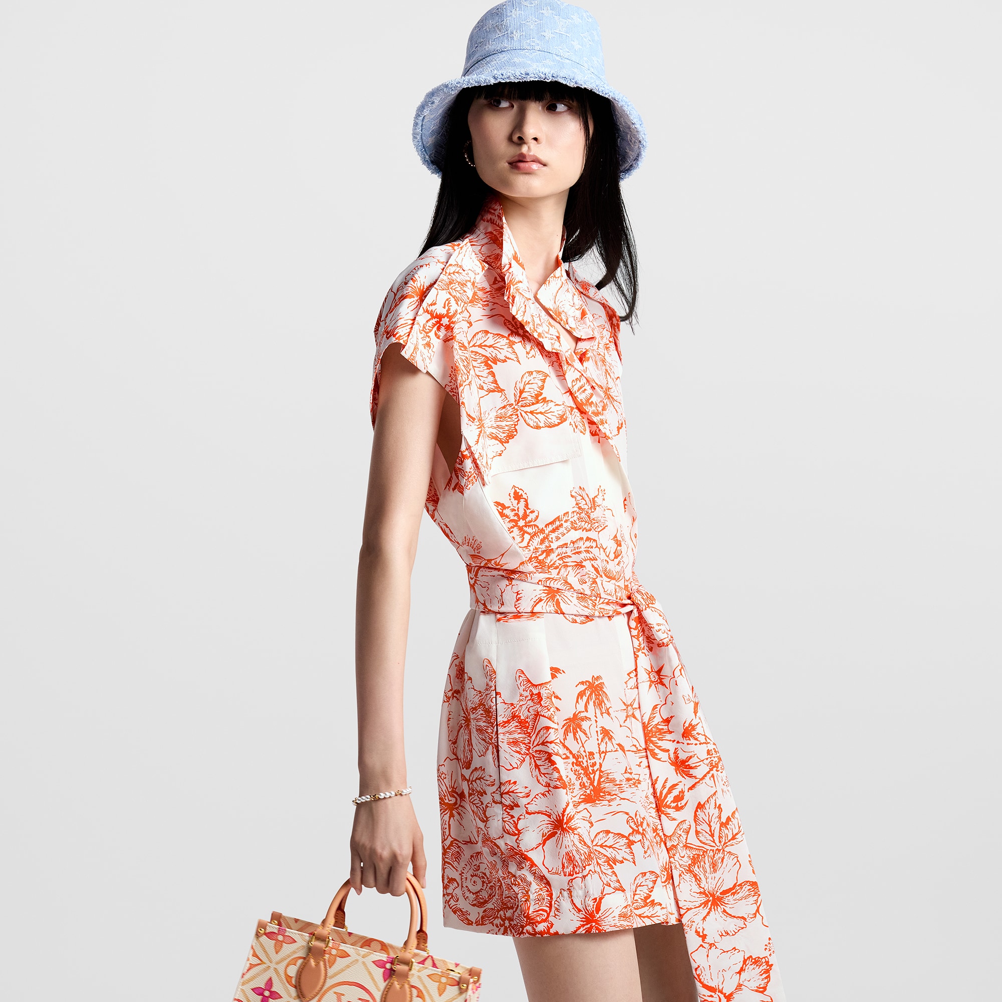  Ready to Wear Vestidos Vestido camisero floral | Louis Vuitton ® (Ampliar producto)