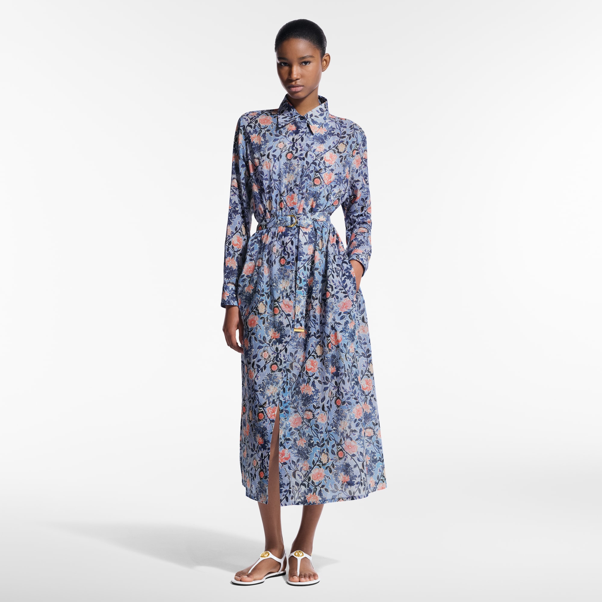  Ready to Wear Vestidos Vestido camisero floral | Louis Vuitton ® (Ampliar producto)
