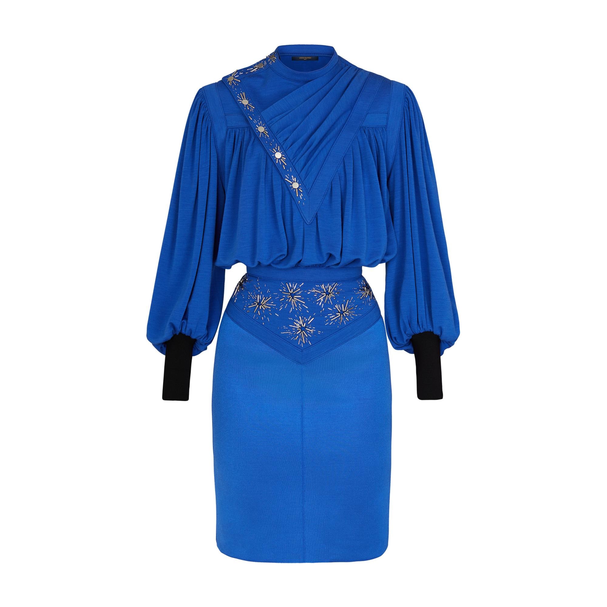  Discontinued Product Obs 1 Vestido con bordados | Louis Vuitton ® (Ampliar producto)