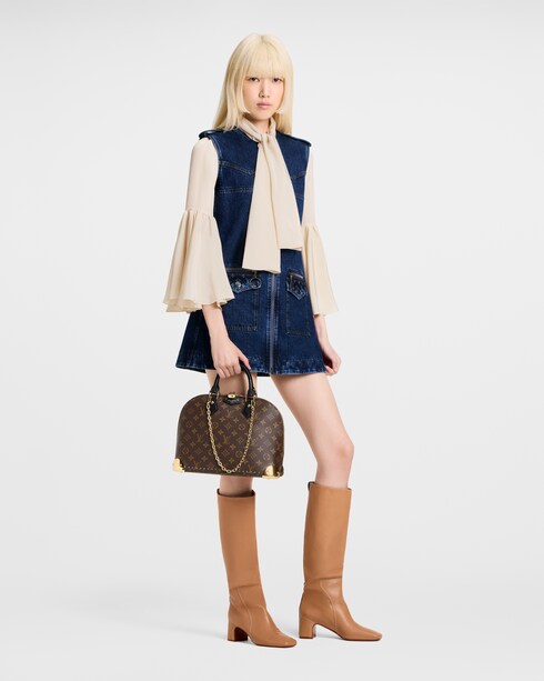 Discontinued Product Obs 12 Robe en denim brut à fermeture à glissière | Louis Vuitton ®
