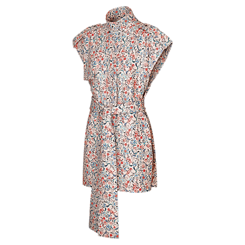 Ready to Wear Vestidos Vestido con cinturón Monograma Bloom | Louis Vuitton ® (Ampliar producto)