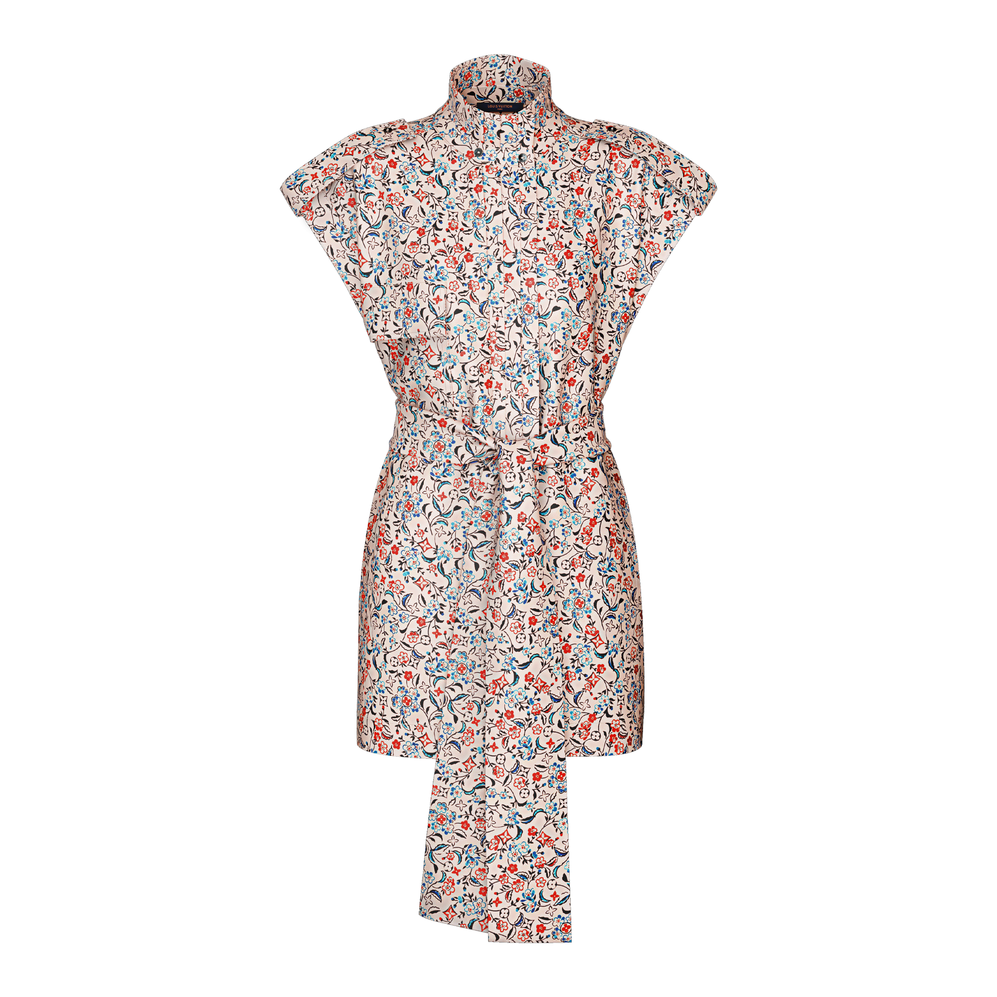  Ready to Wear Vestidos Vestido con cinturón Monograma Bloom | Louis Vuitton ® (Ampliar producto)