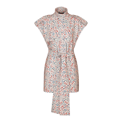 Ready to Wear Vestidos Vestido con cinturón Monograma Bloom | Louis Vuitton ® (Ampliar producto)