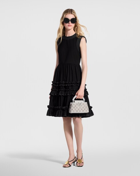 Ready-to-Wear Dresses Ruffle Trim Dress | Louis Vuitton ®