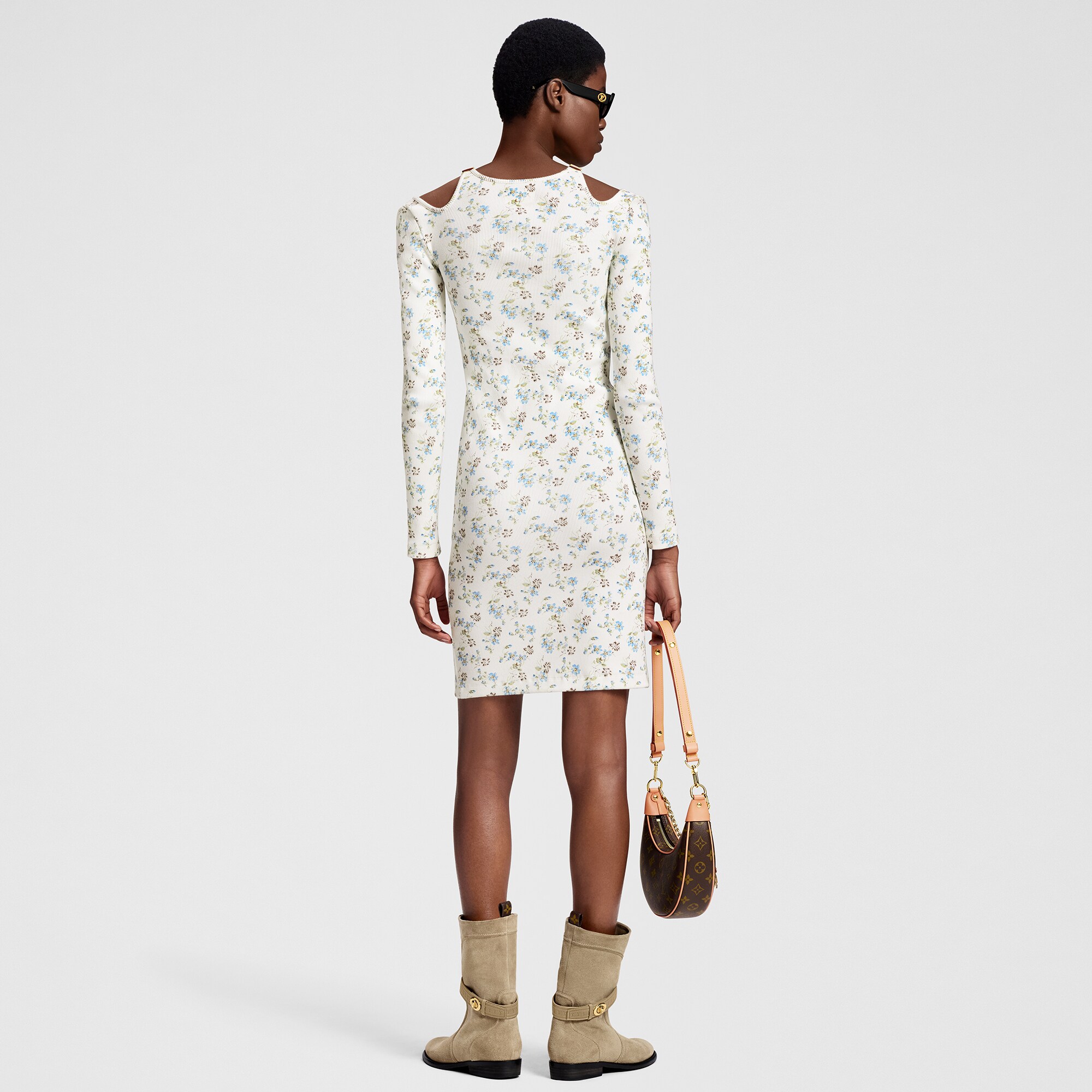  Ready to Wear Vestidos Vestido con tirantes y ojales con estampado floral | Louis Vuitton ® (Ampliar producto)