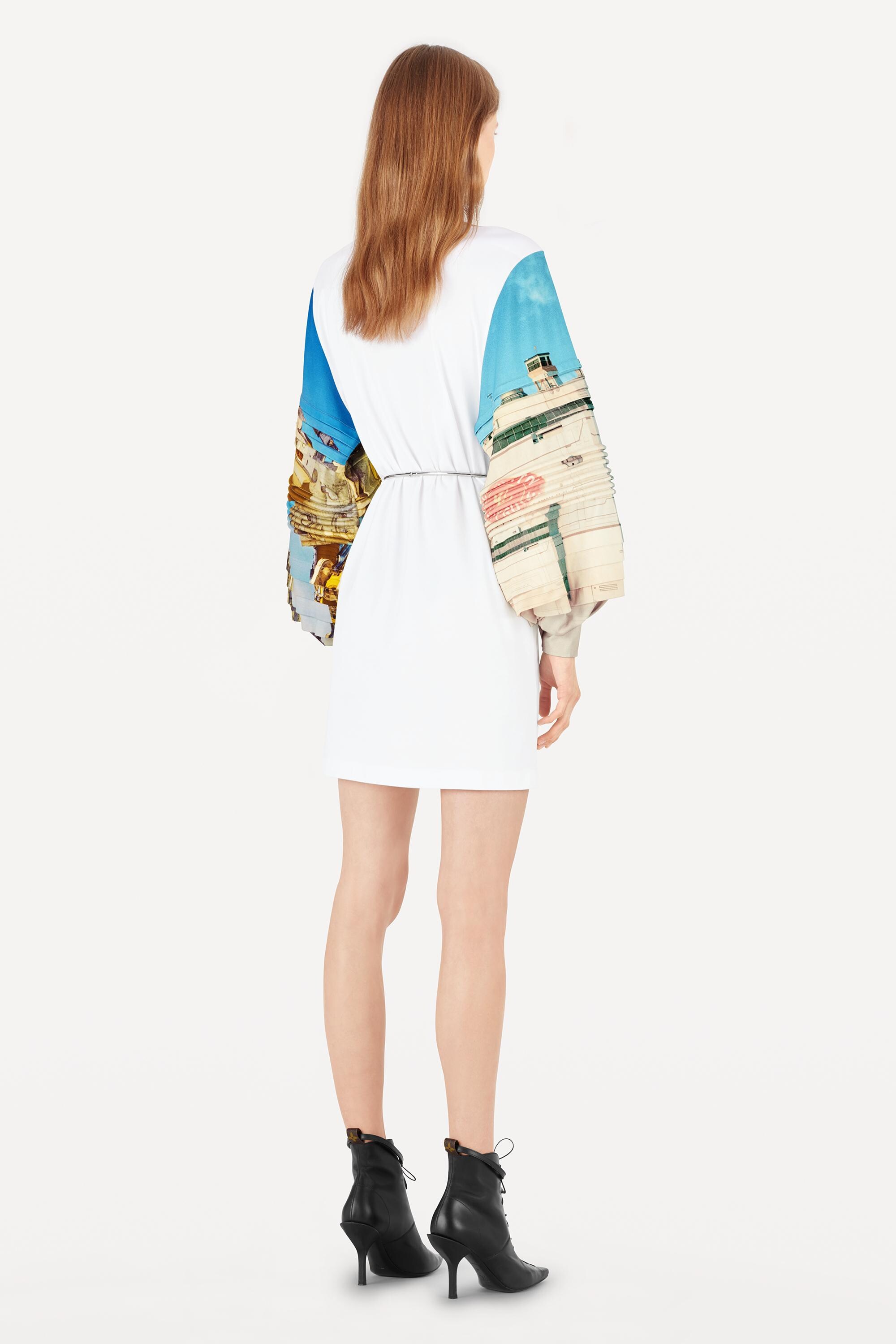  Discontinued Product Obs 2 Vestido de punto con mangas estampadas | Louis Vuitton ® (Ampliar producto)