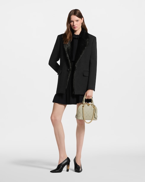 Ready-to-Wear Dresses Ruff Collar Silk Dress | Louis Vuitton ®