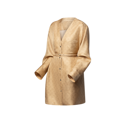 Ready to Wear Vestidos Vestido Mahina con botón frontal | Louis Vuitton ® (Ampliar producto)