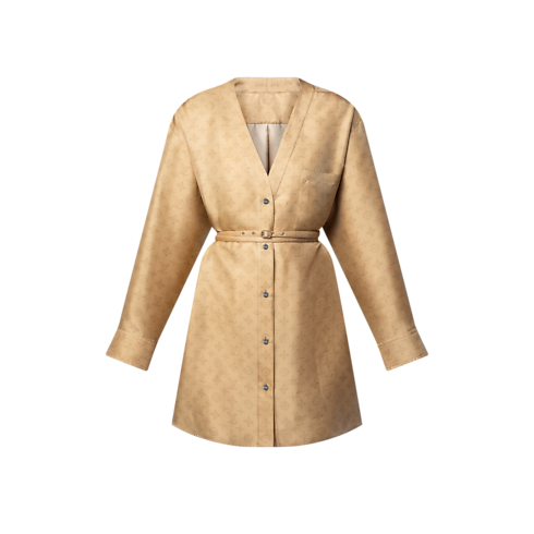 Ready to Wear Vestidos Vestido Mahina con botón frontal | Louis Vuitton ® (Ampliar producto)