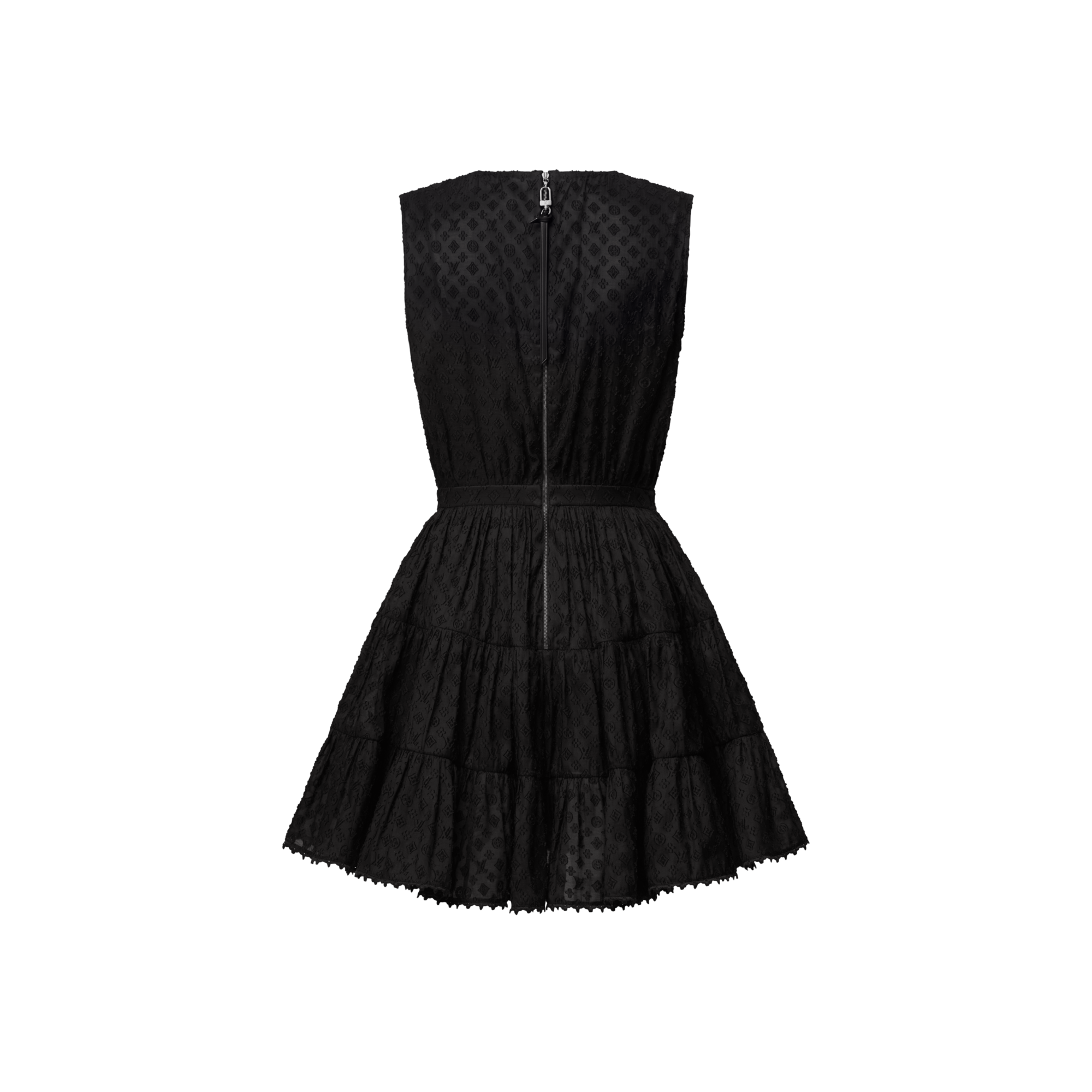  Ready to Wear Vestidos Vestido Monograma a capas en fil coupé | Louis Vuitton ® (Ampliar producto)
