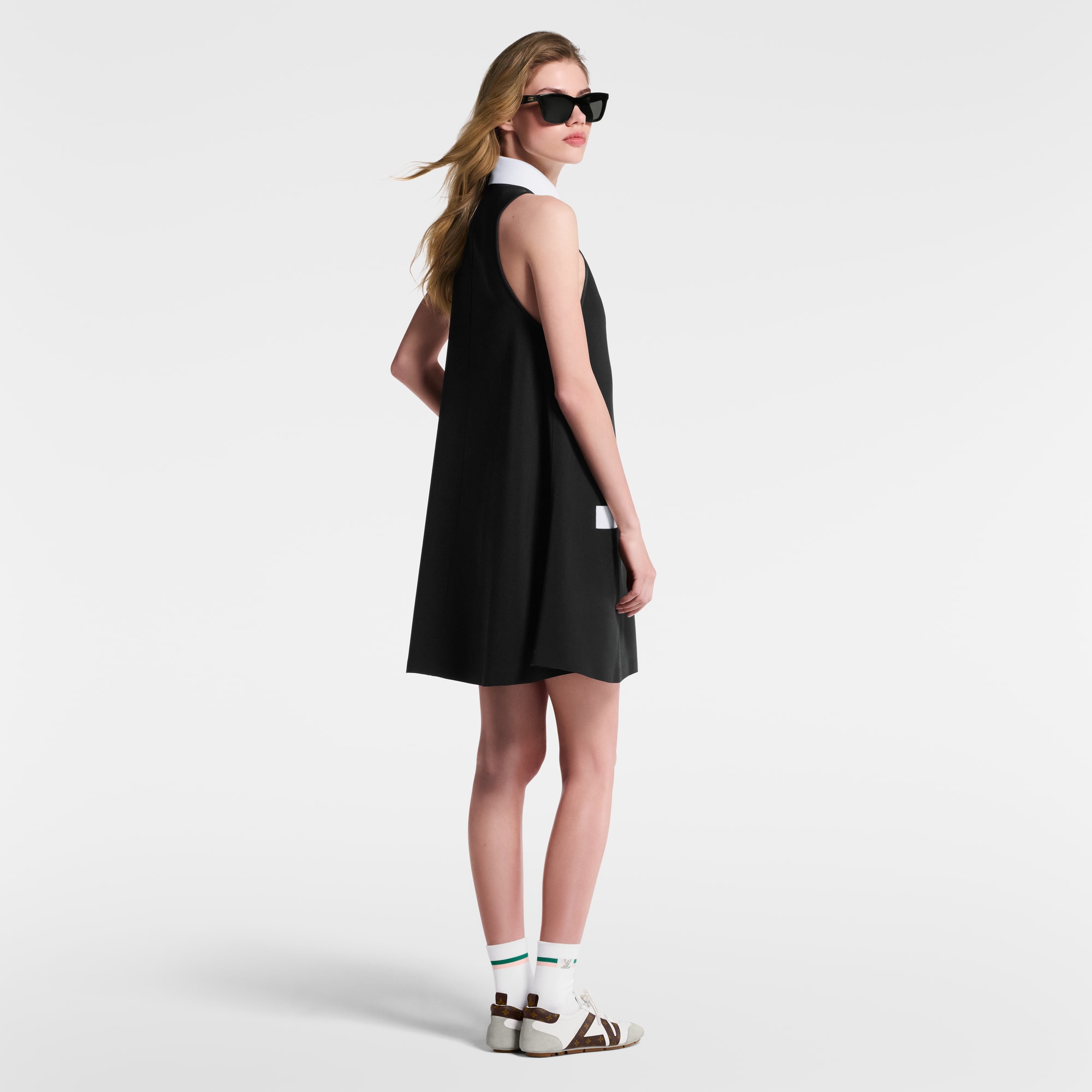  Ready to Wear Vestidos Vestido polo de gabardina técnica | Louis Vuitton ® (Ampliar producto)