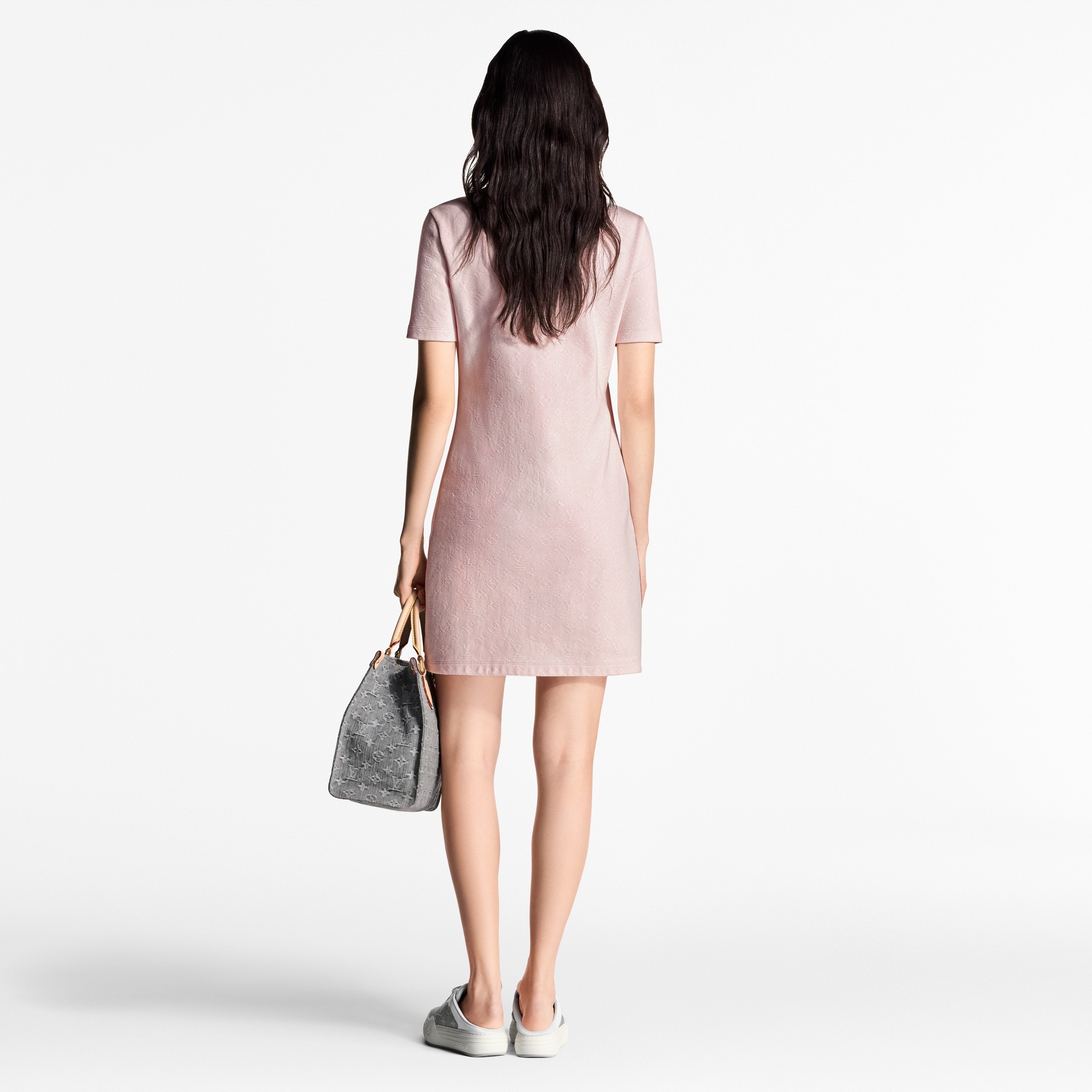  Ready to Wear Vestidos Vestido polo de piqué con motivo Monograma | Louis Vuitton ® (Ampliar producto)