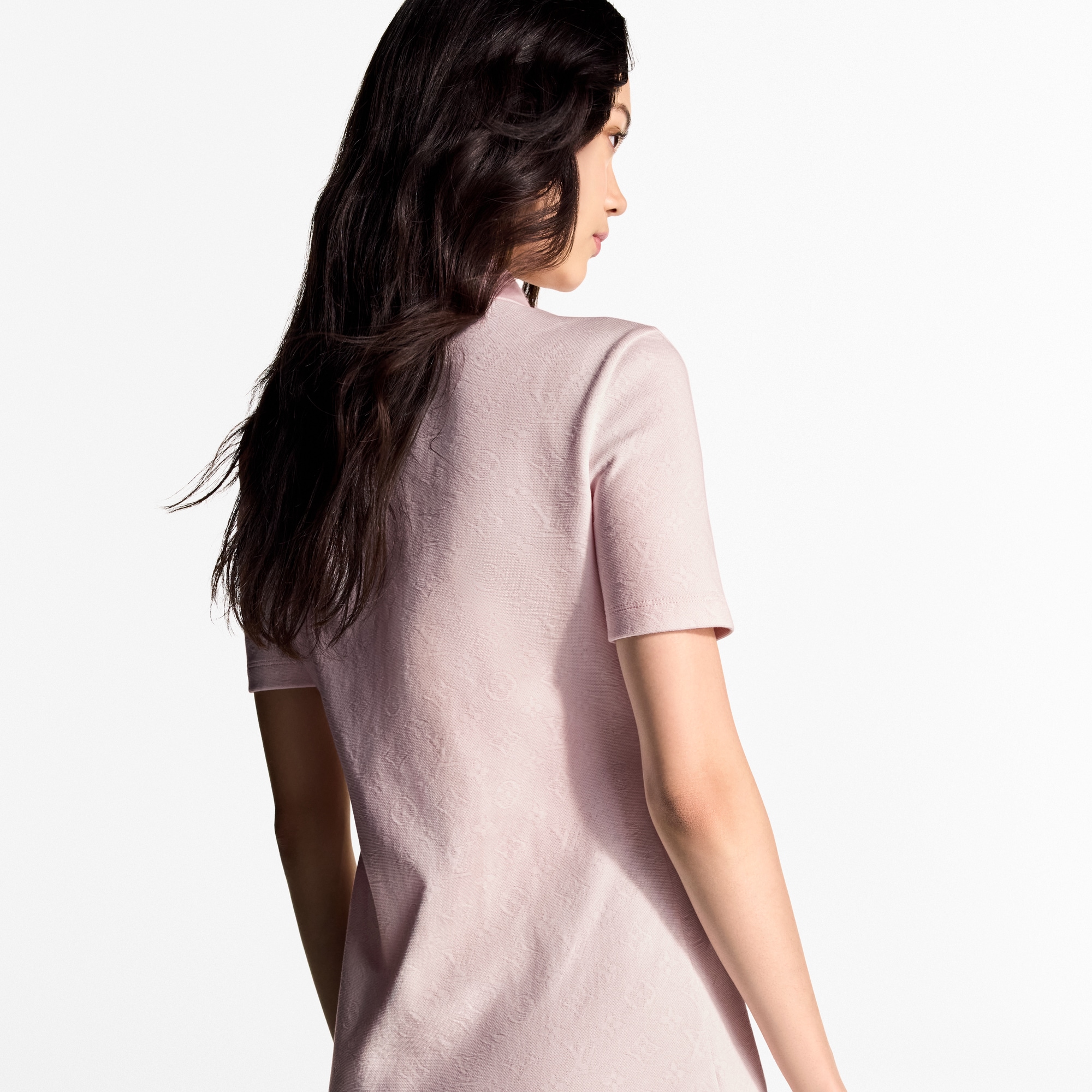  Ready to Wear Vestidos Vestido polo de piqué con motivo Monograma | Louis Vuitton ® (Ampliar producto)