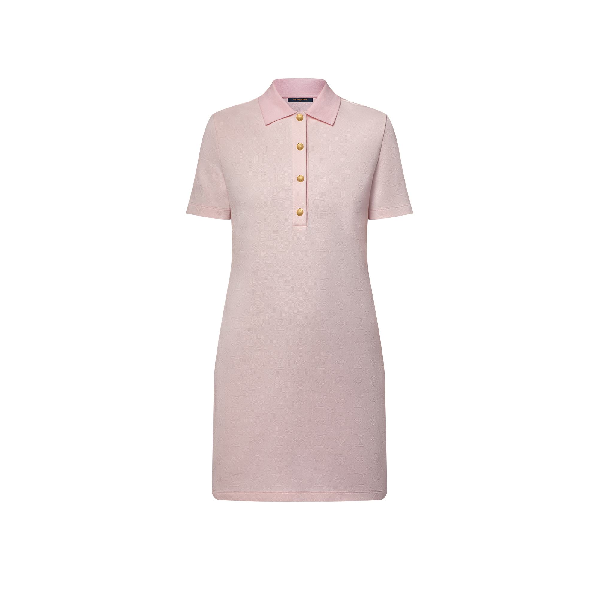  Ready to Wear Vestidos Vestido polo de piqué con motivo Monograma | Louis Vuitton ® (Ampliar producto)