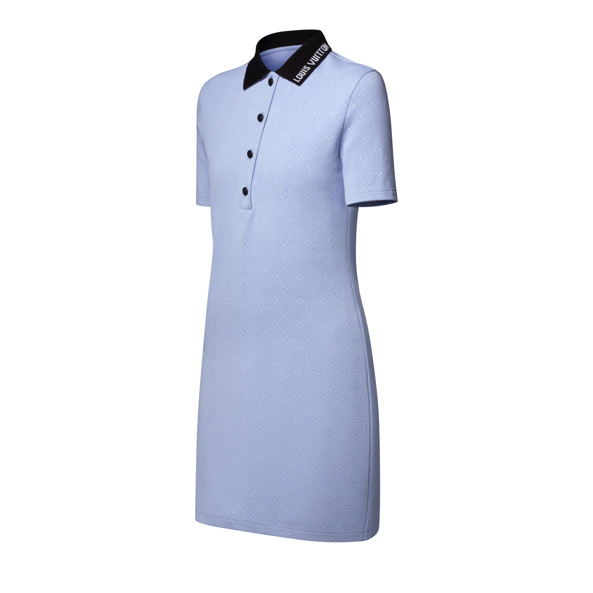  Ready to Wear Vestidos Vestido polo Monograma en tejido piqué | Louis Vuitton ® (Ampliar producto)