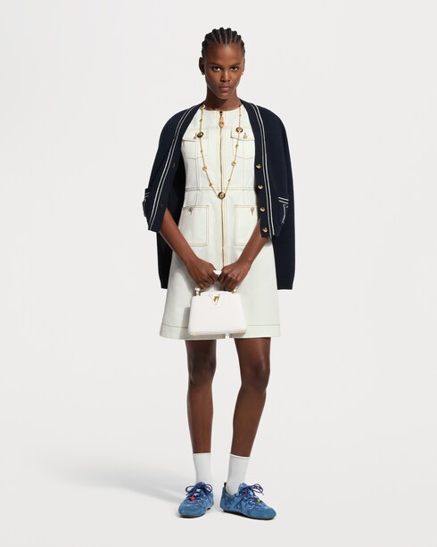 Ready-to-Wear Dresses Contrast Stitch Utility Dress | Louis Vuitton ®