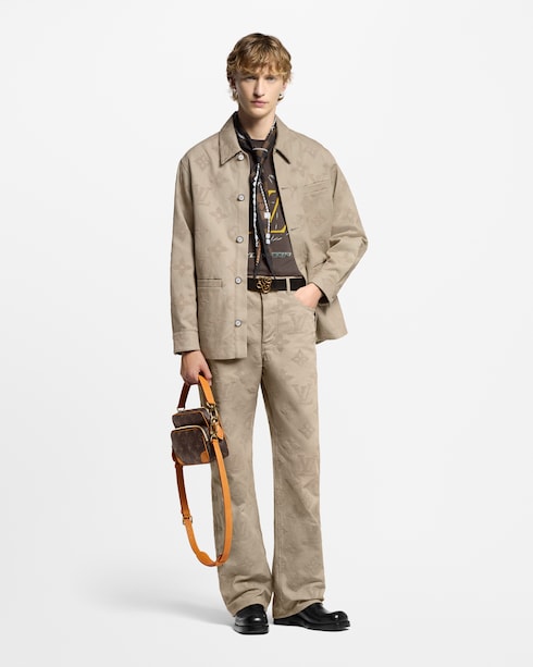 Prêt-à-Porter Tee-shirts et Polos Tee-shirt délavé ornementé en coton | Louis Vuitton ®