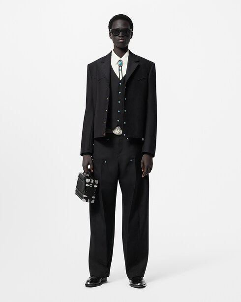 Discontinued Product Obs 12 Colete de Alfaiataria de Lã e Inspiração Country | Louis Vuitton ®