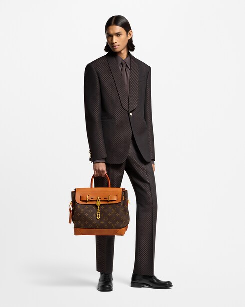 Ready-to-Wear All Ready-to-Wear Wool-Silk Blend Monogram Single-Breasted Tuxedo Jacket | Louis Vuitton ®