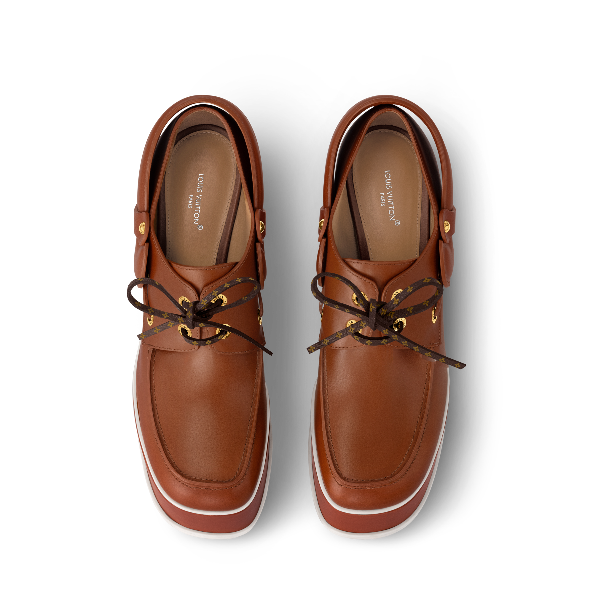  Zapatos Mocasines y ballerinas Zapato naútico de cuña LV Cove | Louis Vuitton ® (Ampliar producto)
