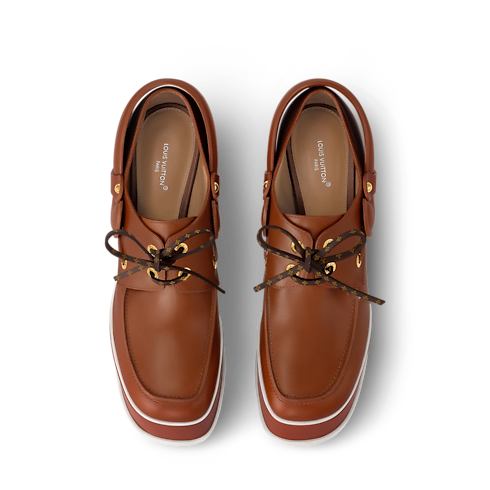 Shoes Mocasines y ballerinas Zapato naútico de cuña LV Cove | Louis Vuitton ® (Ampliar producto)