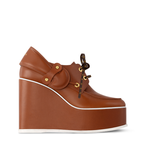 Shoes Mocasines y ballerinas Zapato naútico de cuña LV Cove | Louis Vuitton ® (Ampliar producto)