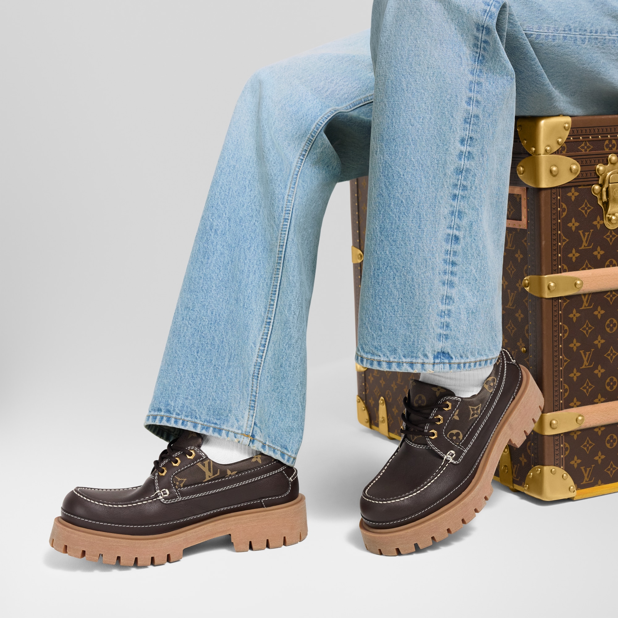  Zapatos Zapatos con agujetas y hebillas Zapato náutico LV Remix | Louis Vuitton ® (Ampliar producto)