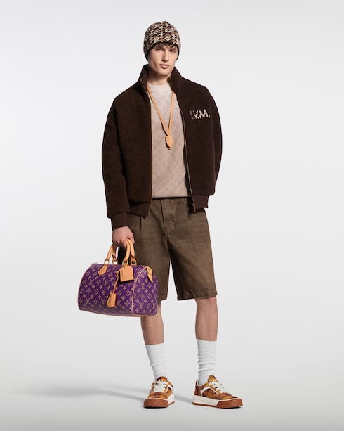 For Men Spring-Summer 2026 Show Zippered Fleece Blouson | Louis Vuitton ®